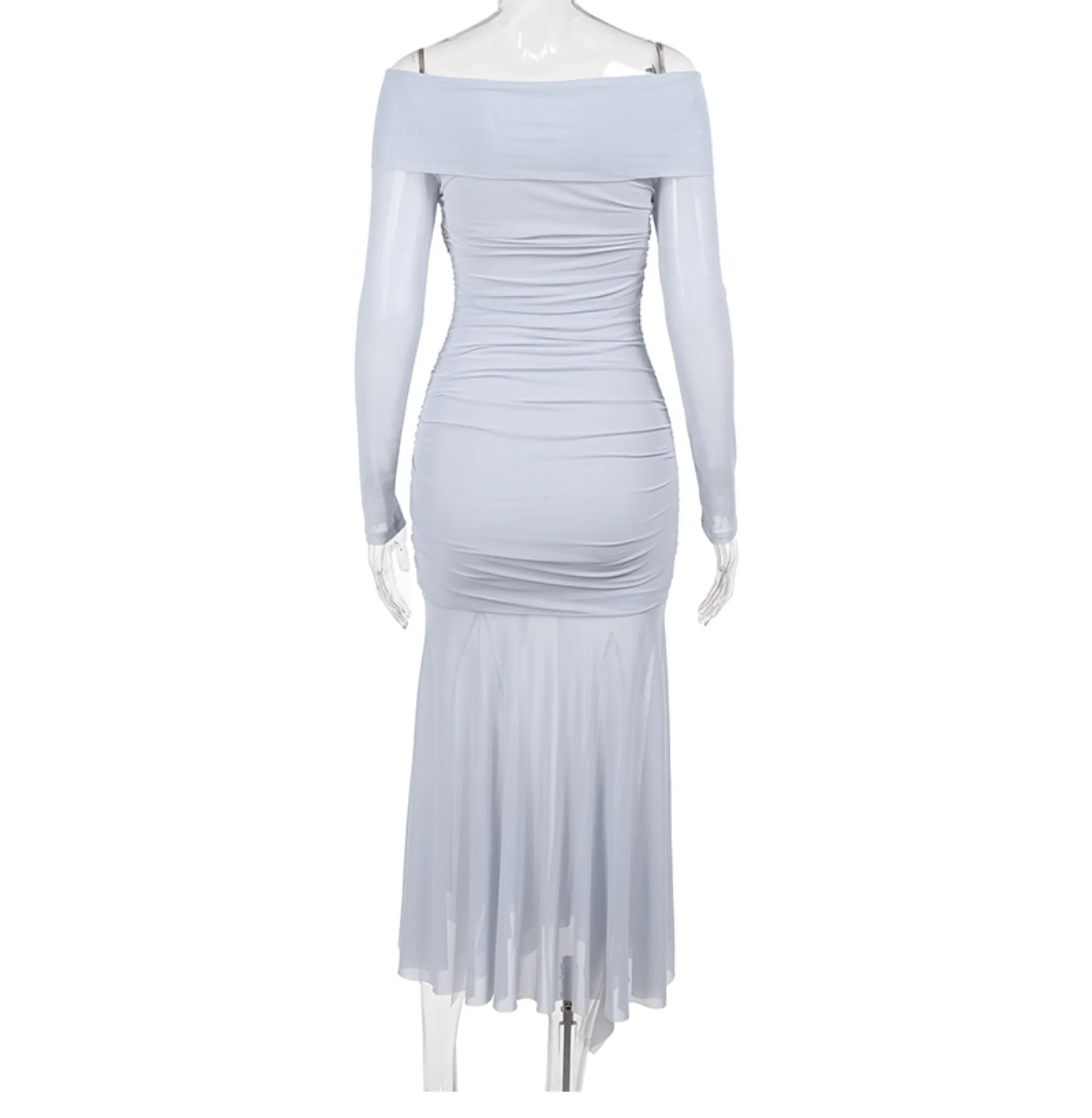- Off The Shoulder Mermaid Dress  GEU921