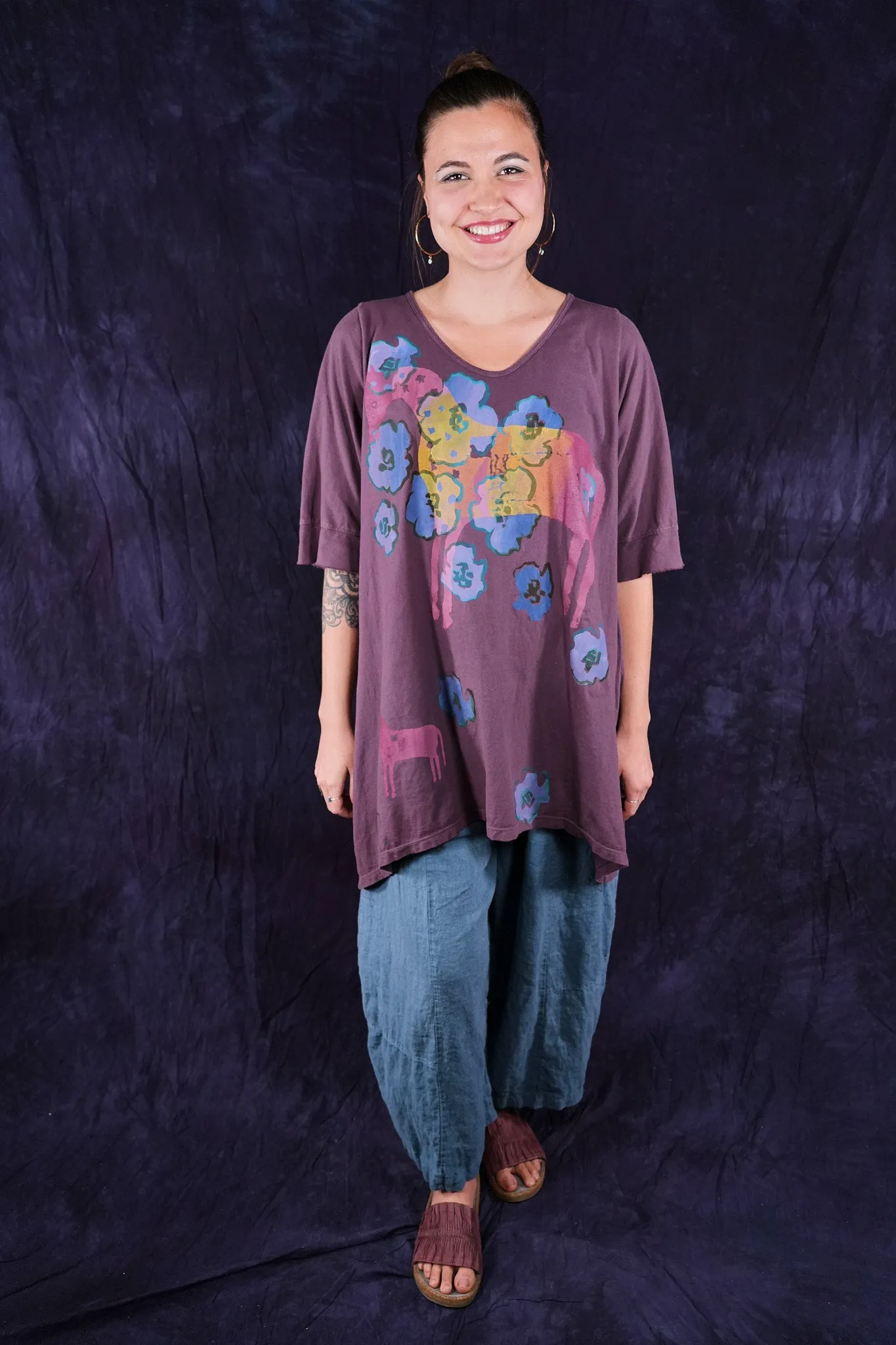 2371 Happiness Tunic Fig-P