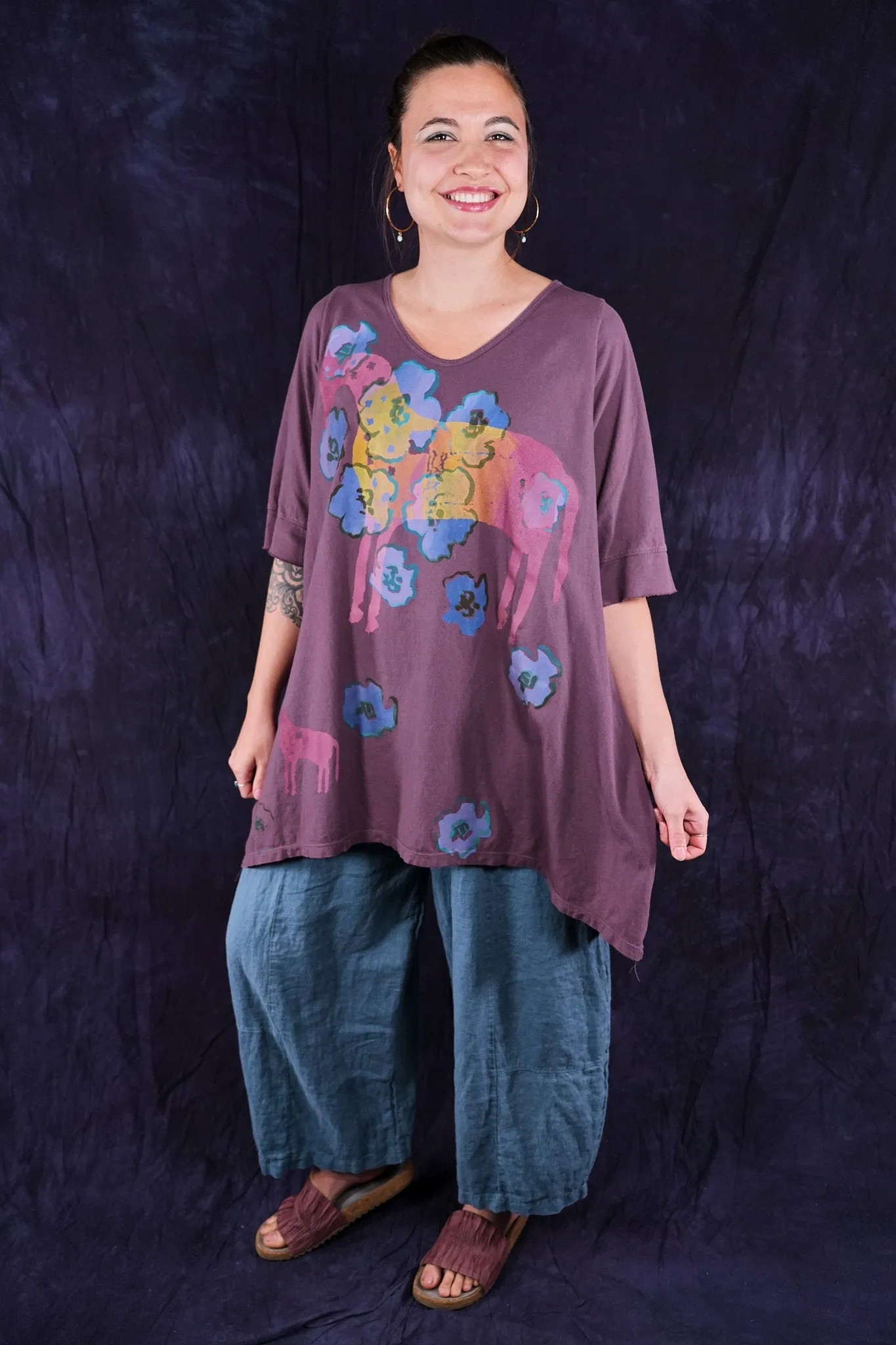 2371 Happiness Tunic Fig-P