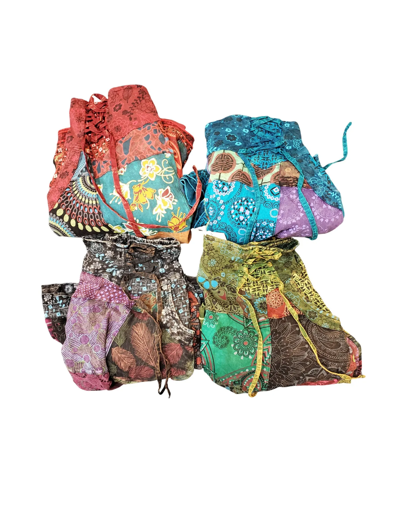 4 Samples of Patchwork Skirts