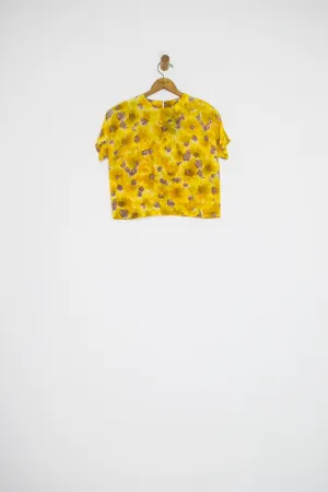 50’s/60’s FLORAL CROP / SMALL