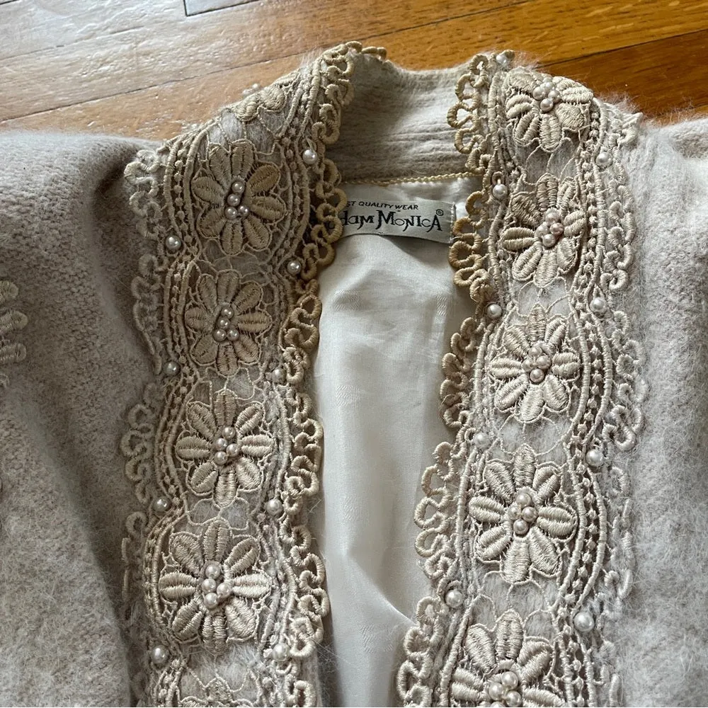 80s mohair cardigan