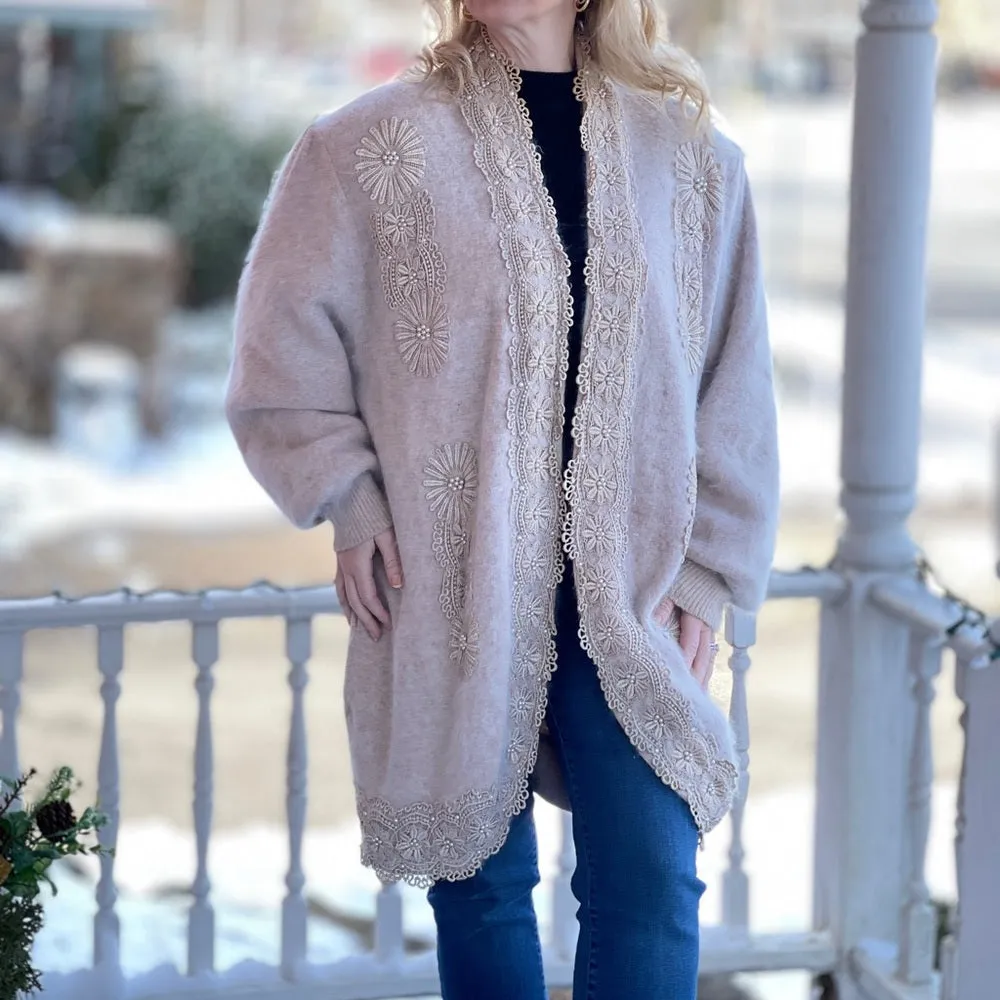 80s mohair cardigan