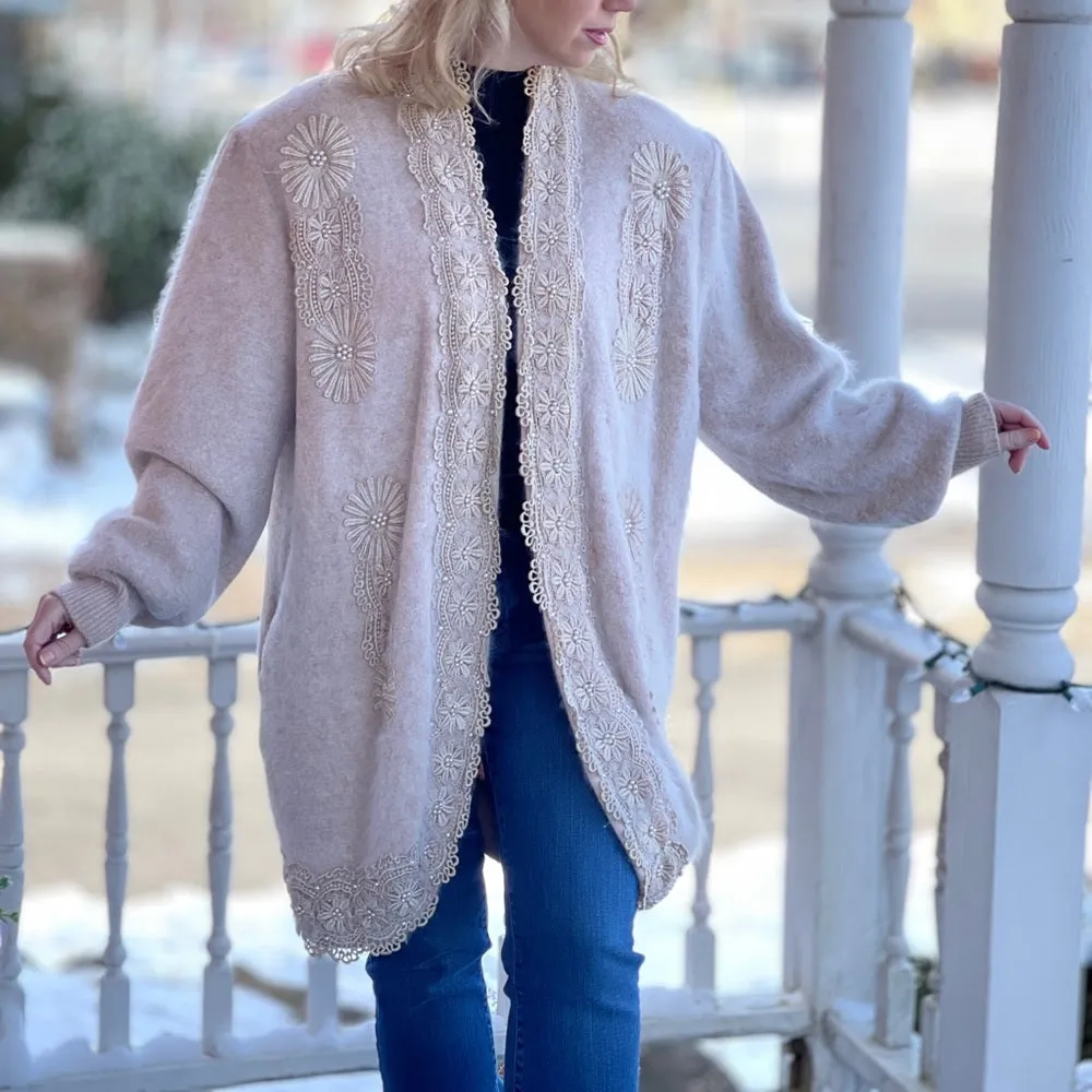 80s mohair cardigan