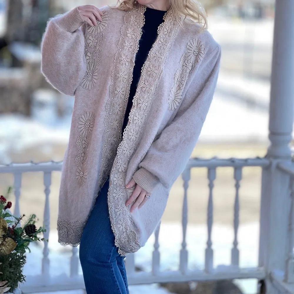 80s mohair cardigan
