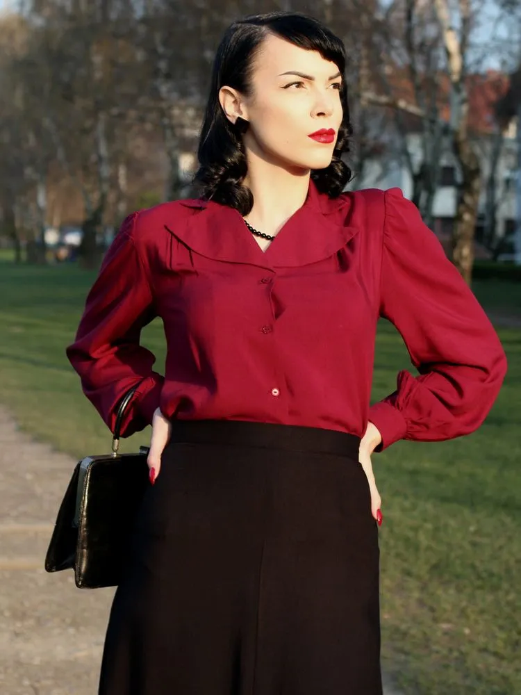 A Line Skirt -Jet black