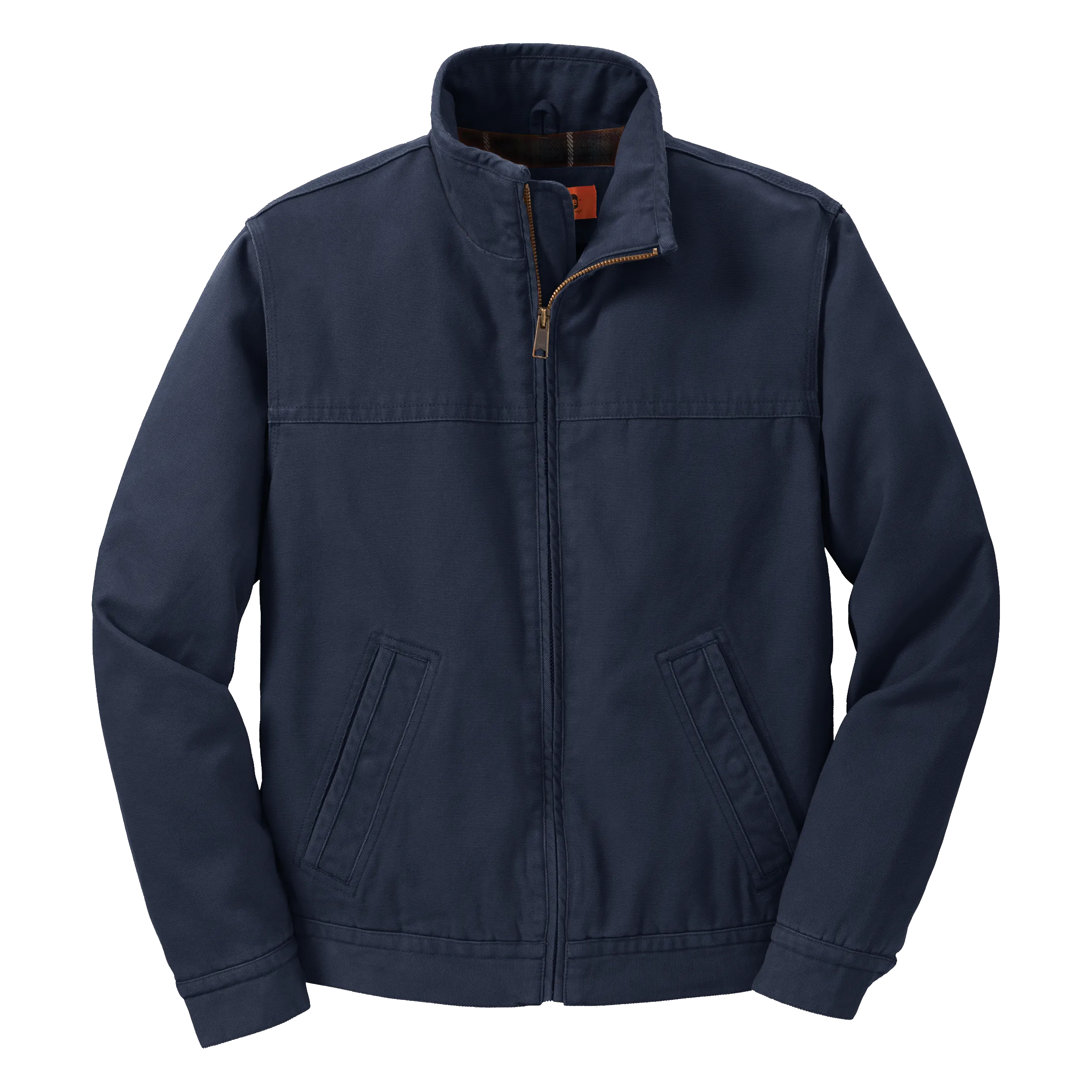 A1541 Mens Washed Duck Cloth Flannel-Lined Work Jacket
