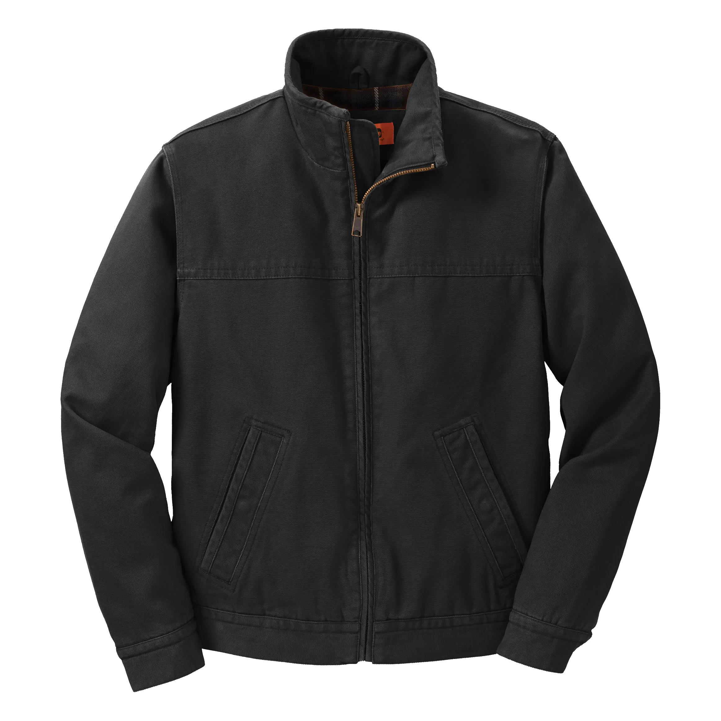 A1541 Mens Washed Duck Cloth Flannel-Lined Work Jacket