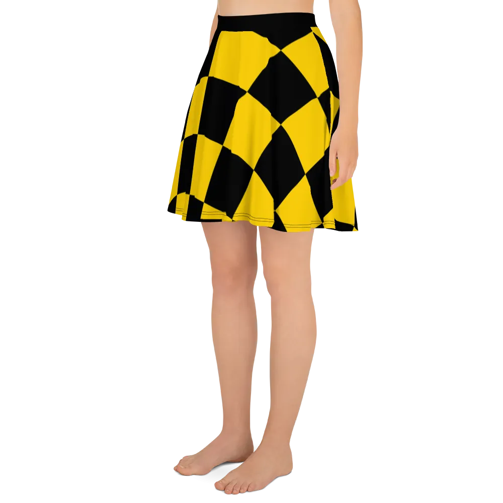 #a81c3880 - Mango Black - ALTINO Skater Skirt - Summer Never Ends Collection