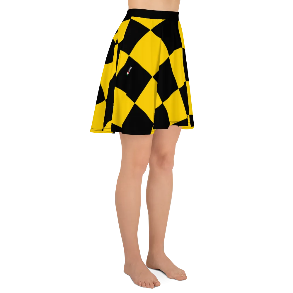 #a81c3880 - Mango Black - ALTINO Skater Skirt - Summer Never Ends Collection