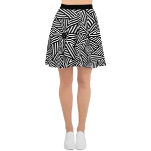 Abstract Skater Skirt