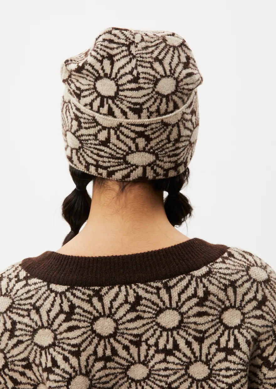 AFENDS Dandy Floral Knit Beanie
