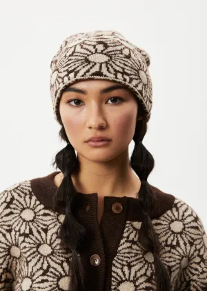AFENDS Dandy Floral Knit Beanie