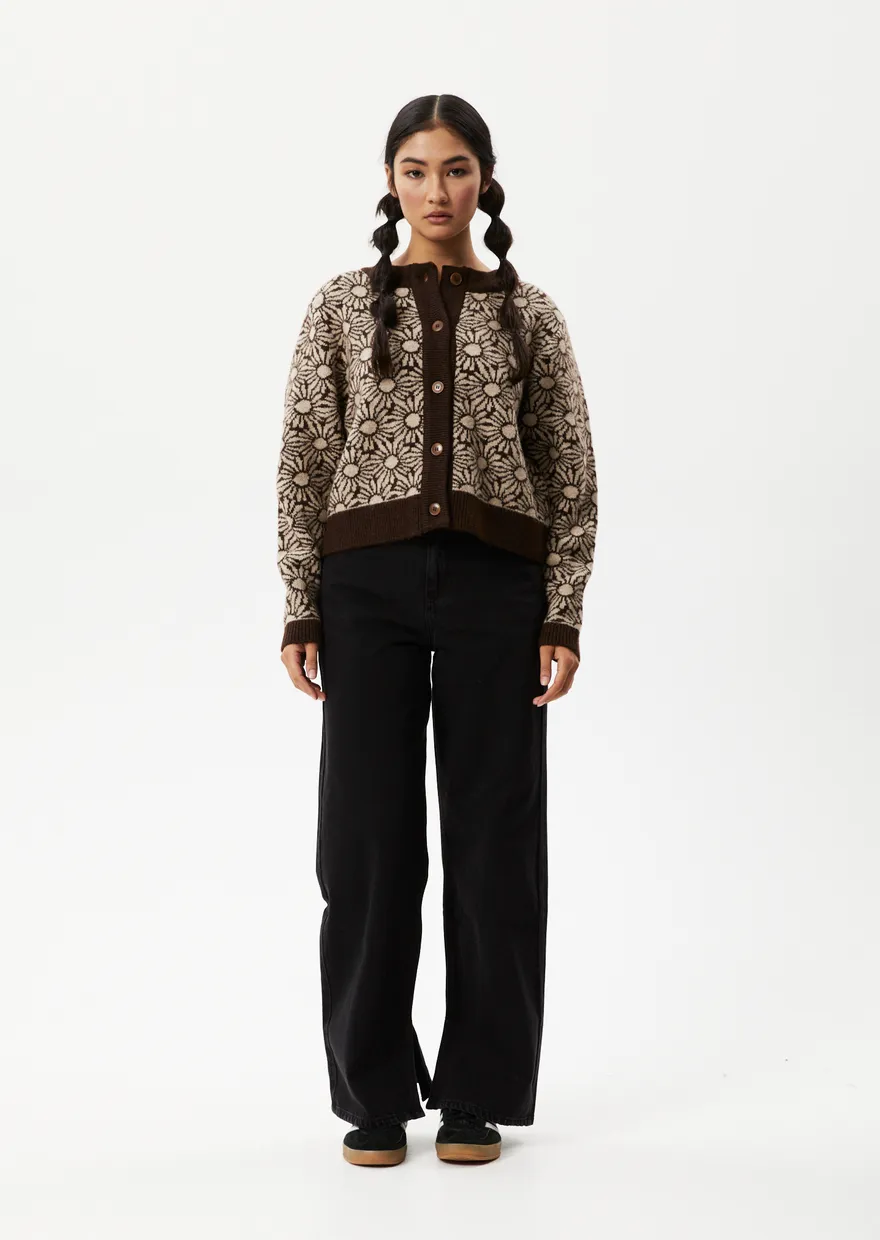 AFENDS Dandy Floral Knitted Cardigan