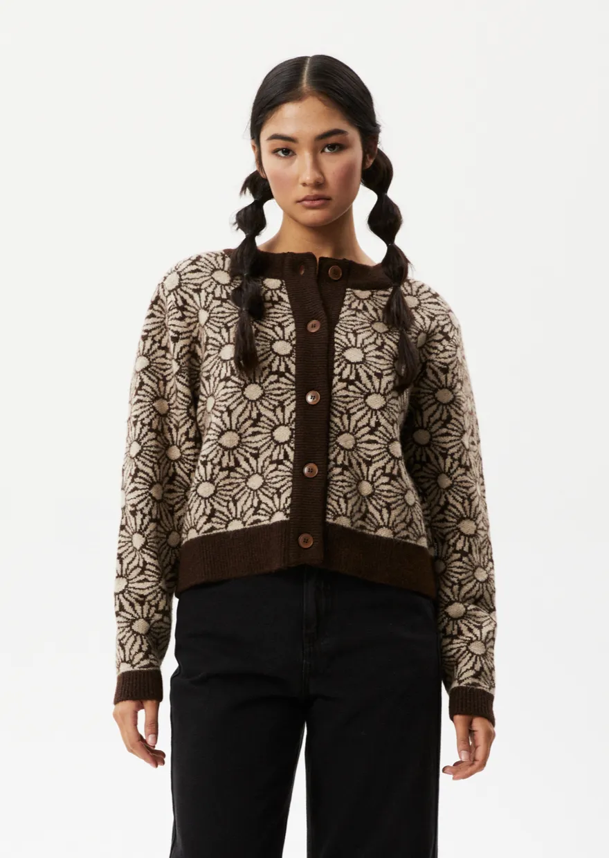 AFENDS Dandy Floral Knitted Cardigan