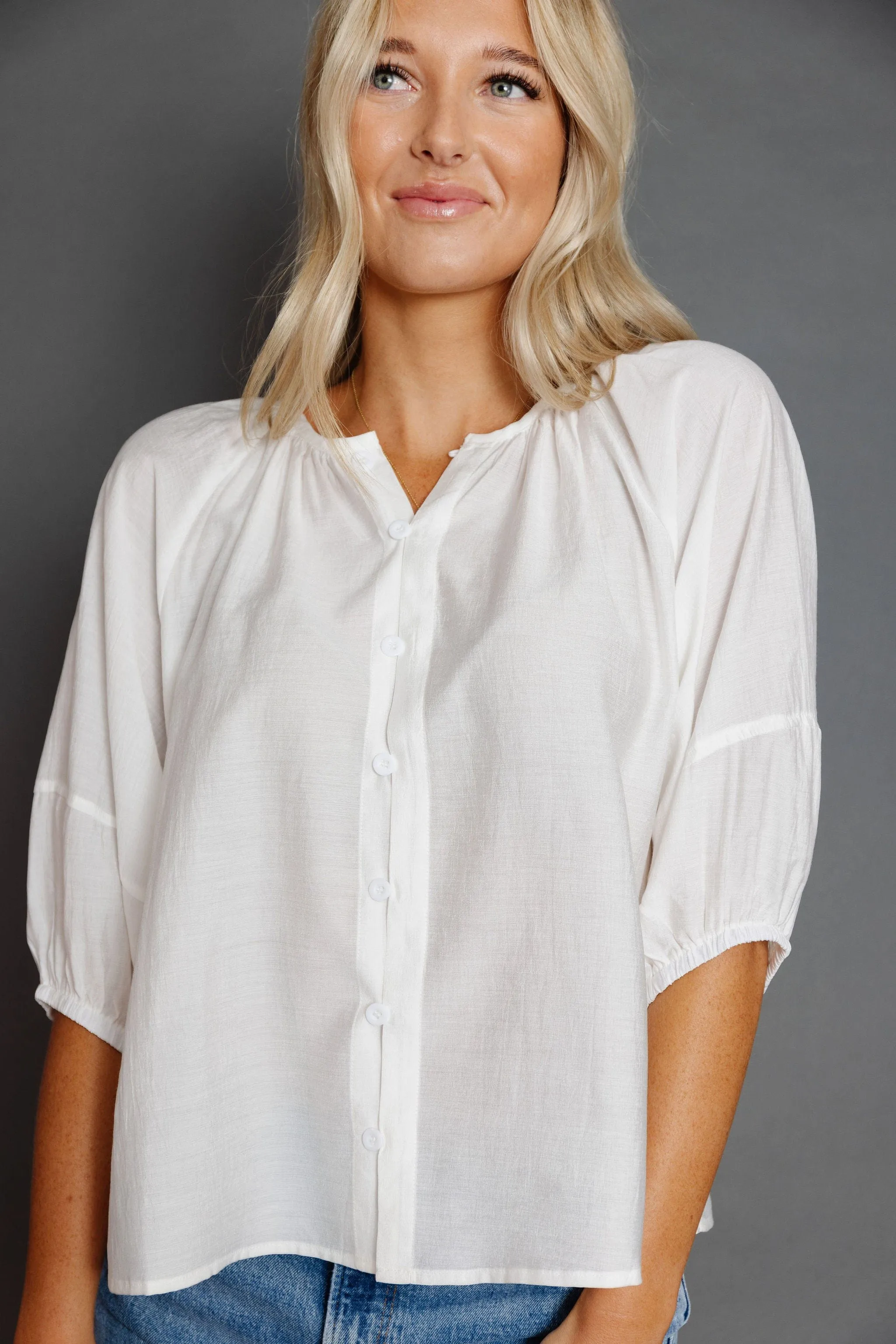 Alko Blouse in White