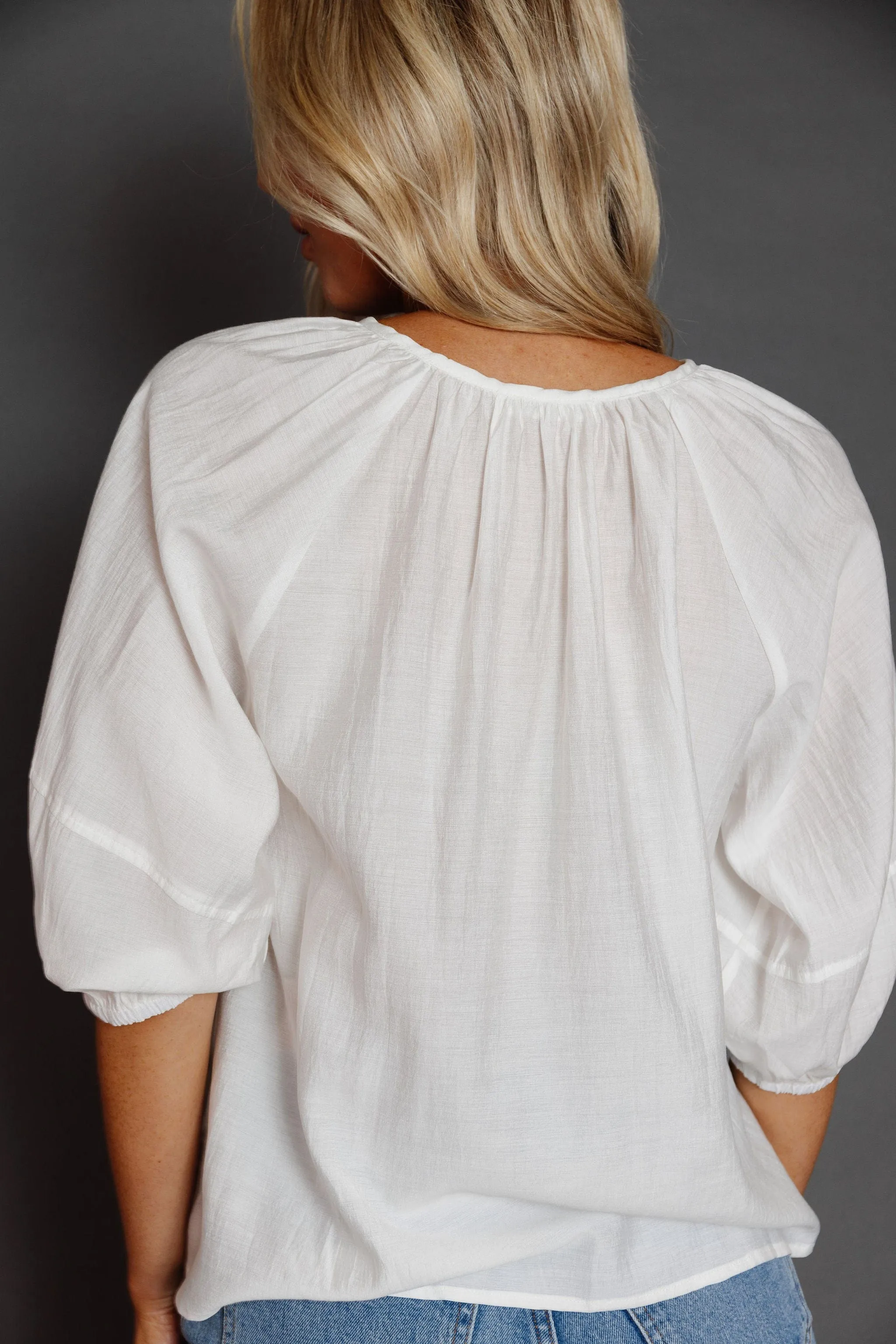 Alko Blouse in White