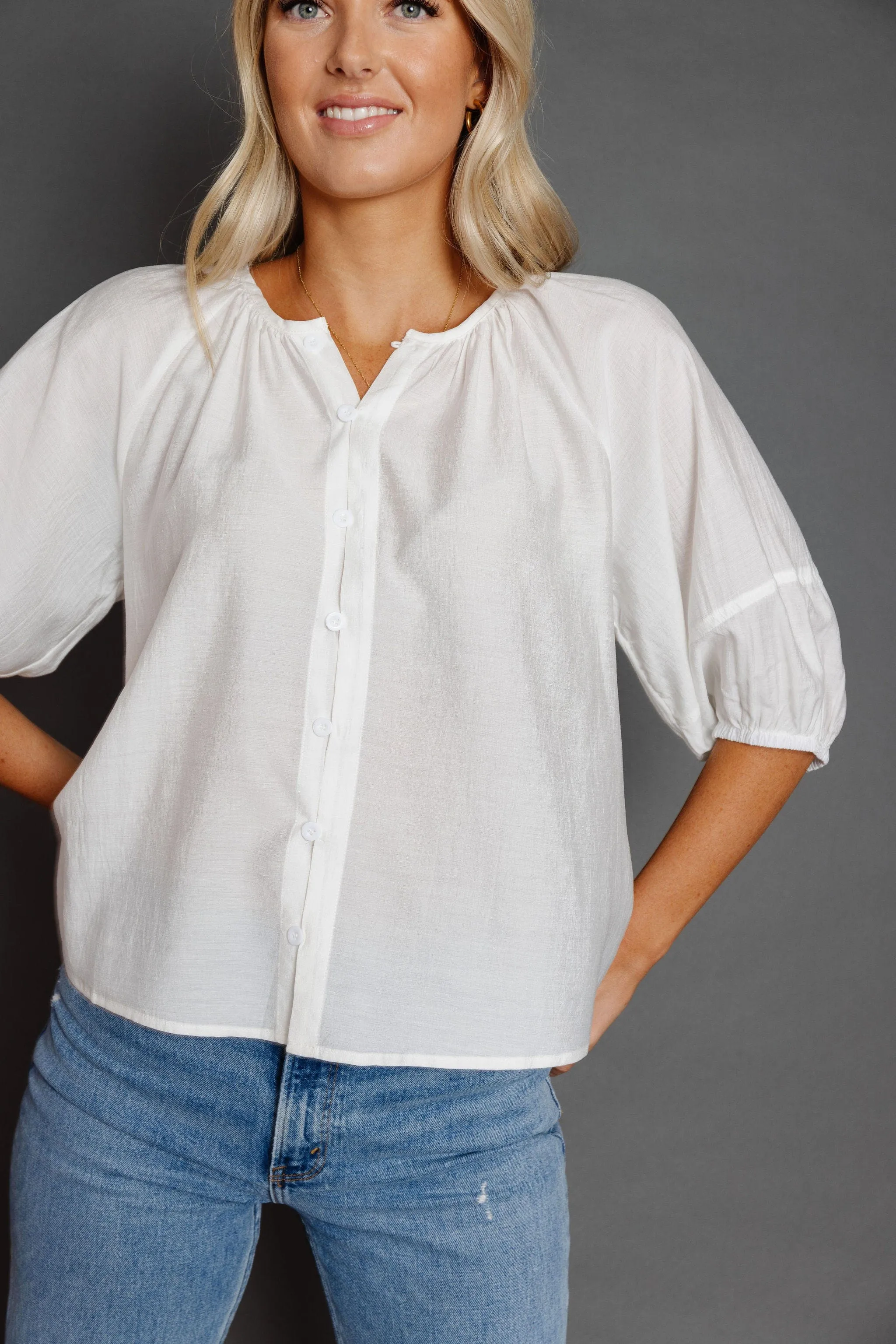 Alko Blouse in White