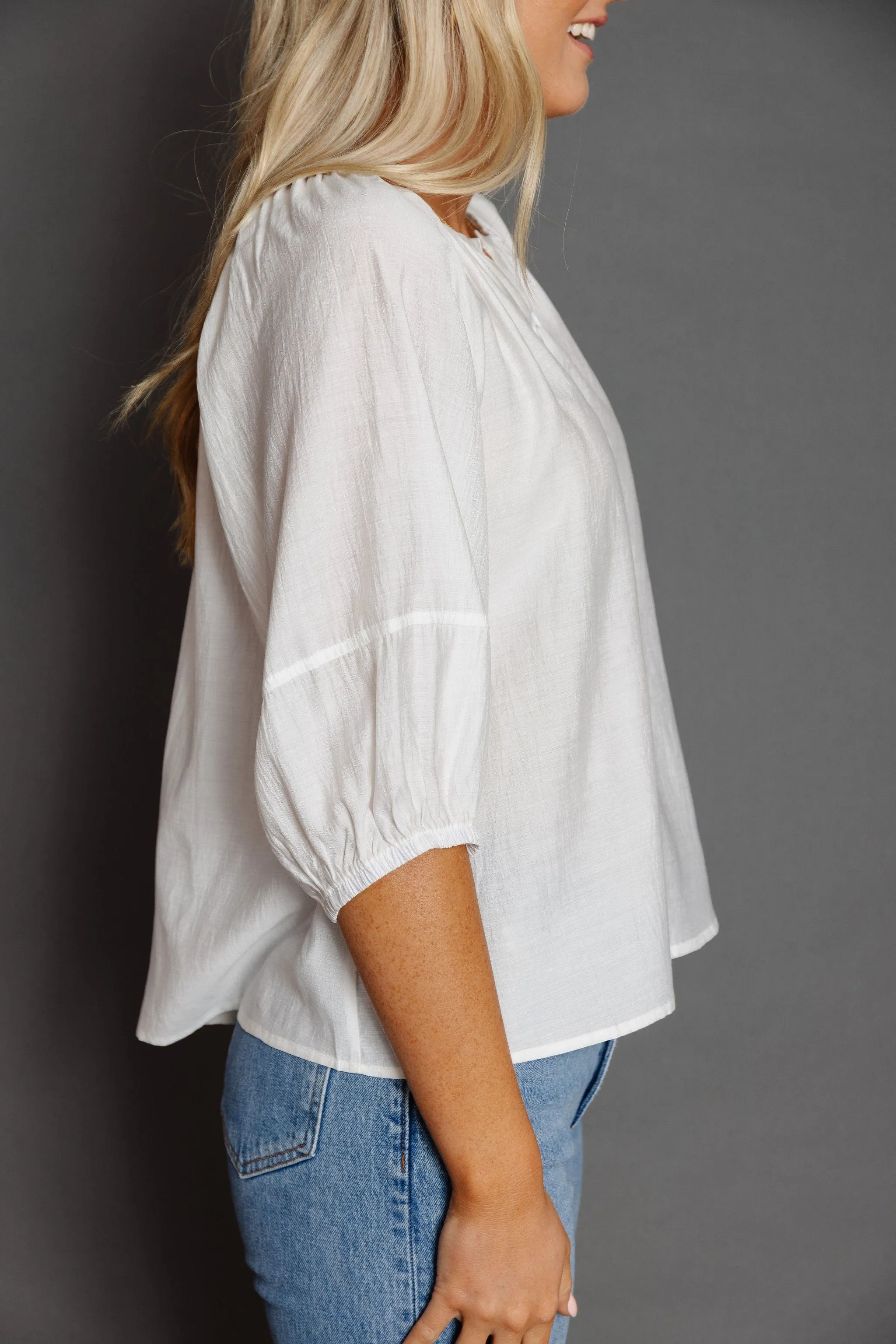 Alko Blouse in White