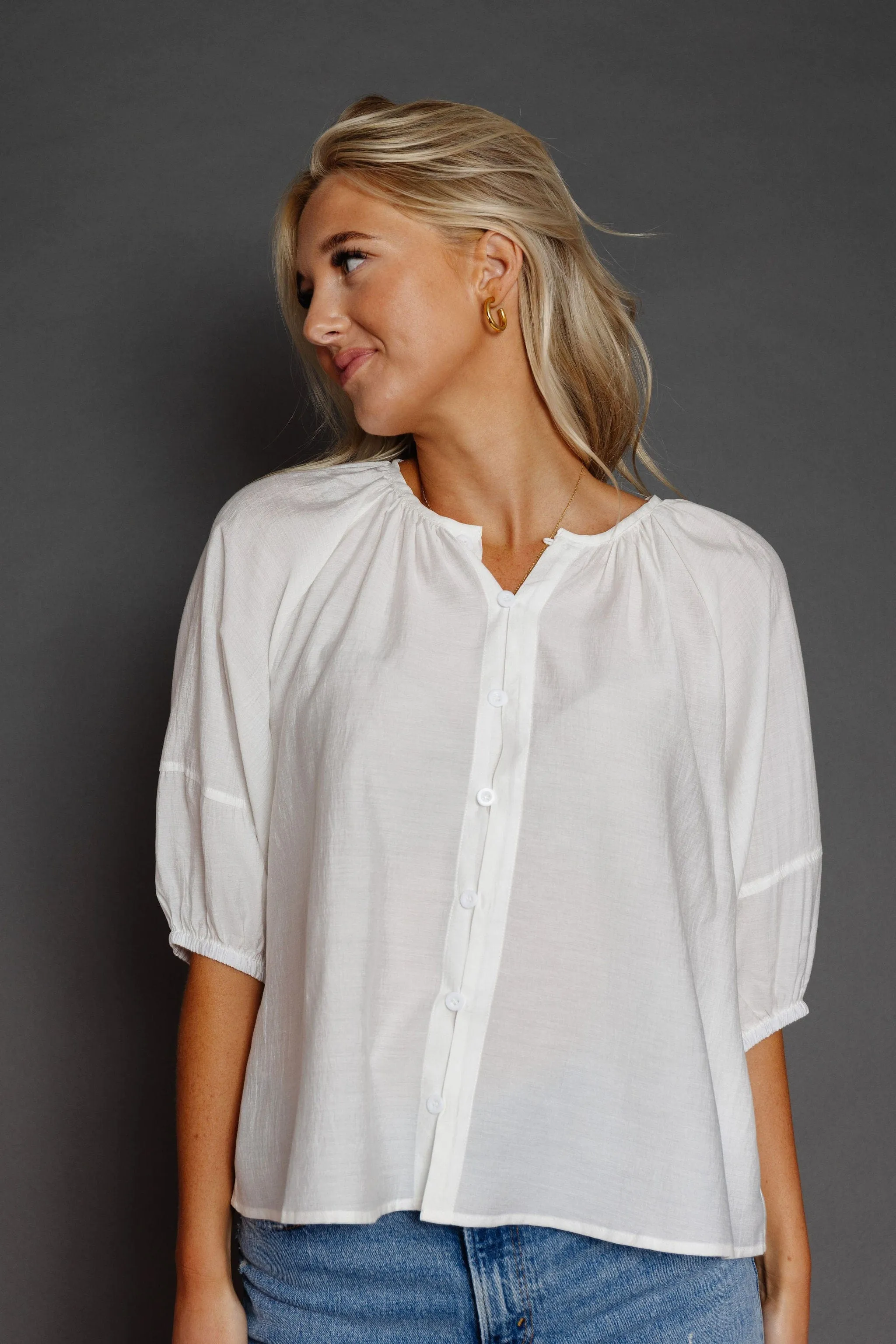 Alko Blouse in White