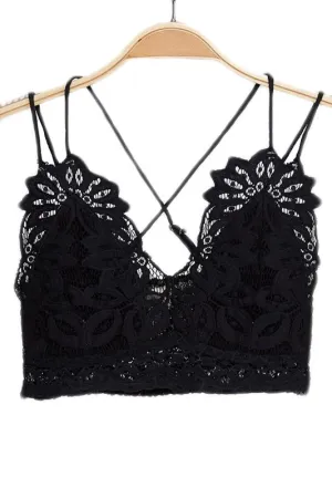 American Fit Crochet Lace Bralette