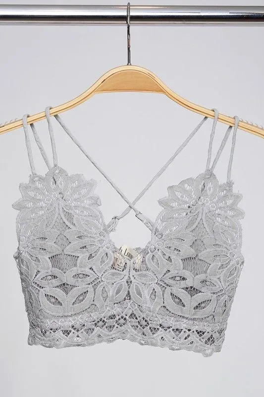 American Fit Crochet Lace Bralette