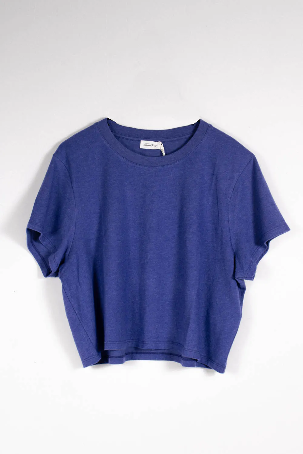 American Vintage - Ypawood Ultrasoft Crop T-Shirt (Mulberry Melange)