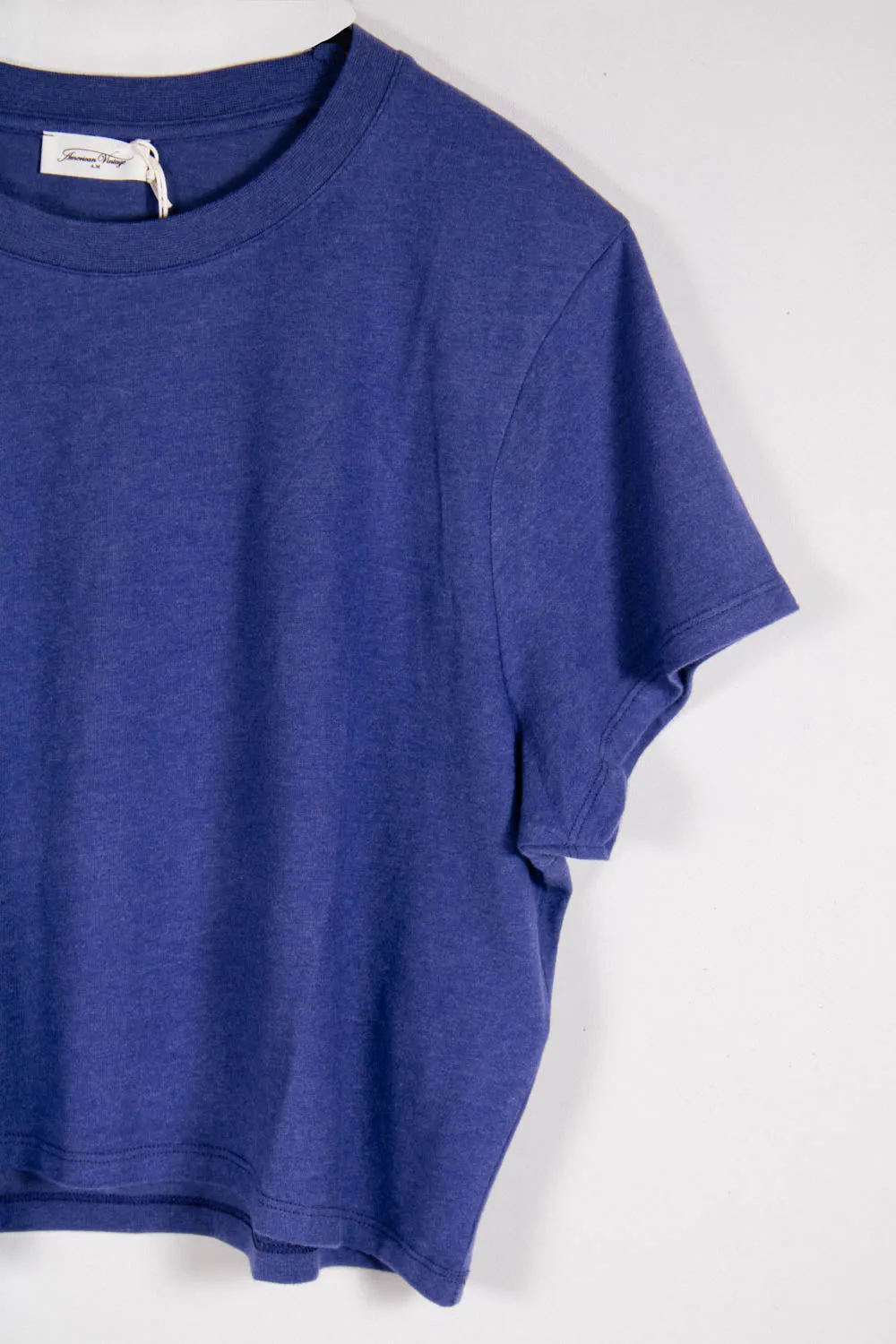 American Vintage - Ypawood Ultrasoft Crop T-Shirt (Mulberry Melange)
