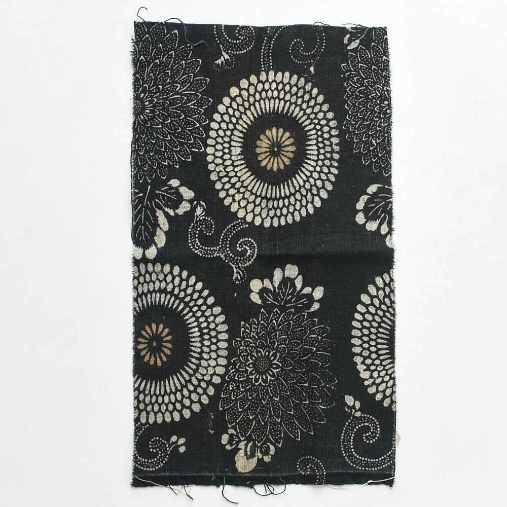 Antique Katazome Futon Cloth - Dark
