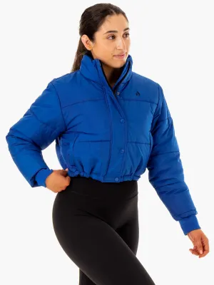 Apex Puffer Jacket - Cobalt Blue