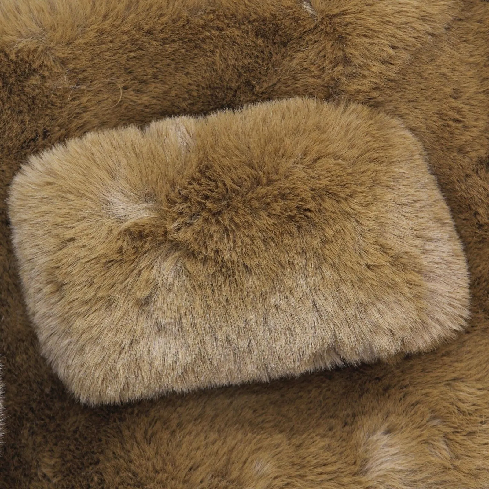 Apparis Womens Luna Faux Fur Fuzzy Stole Cold Weather Winter Pull Through Scarf