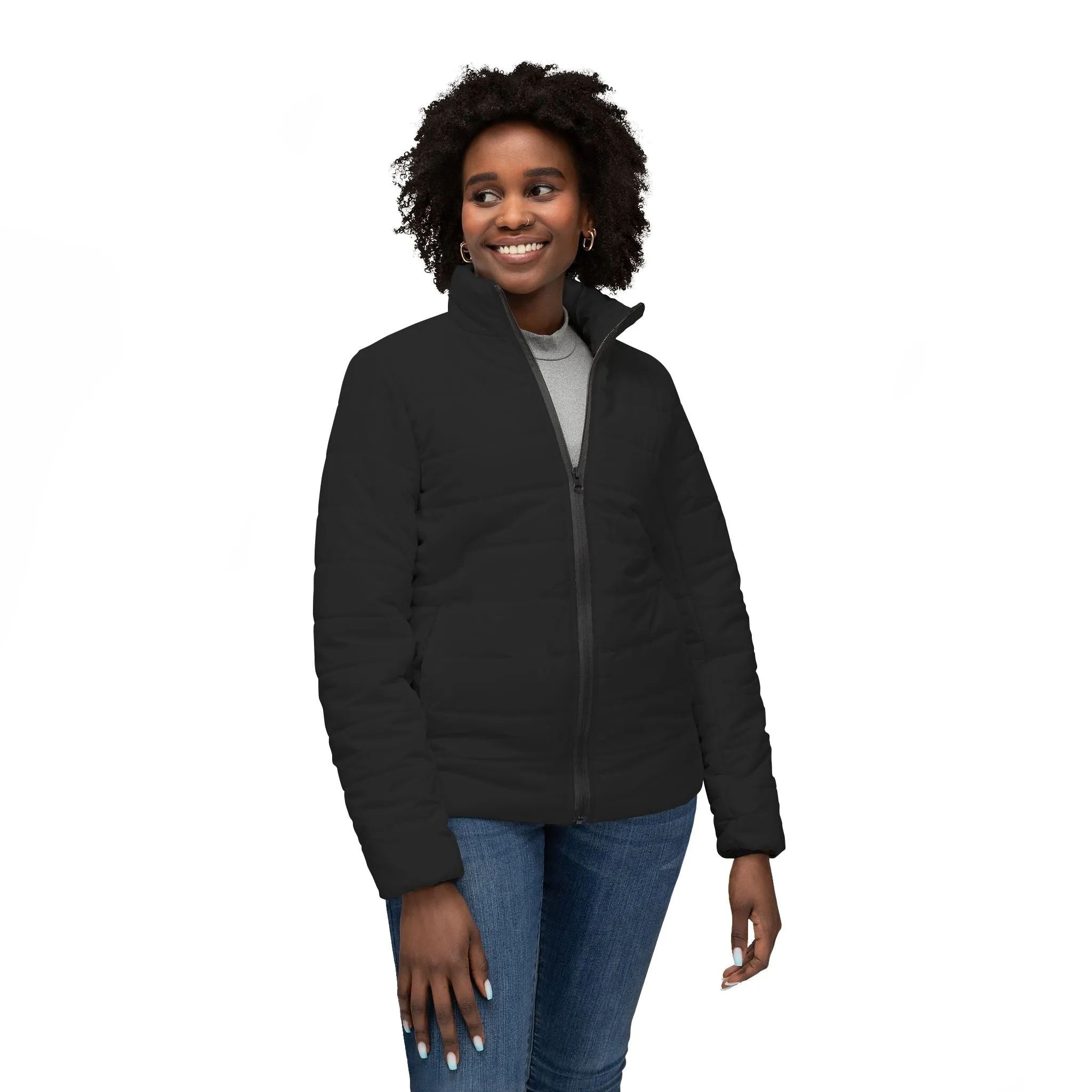 Ballerina Babe (Lia and her Circus Dogs)  Women’s Puffer Jacket