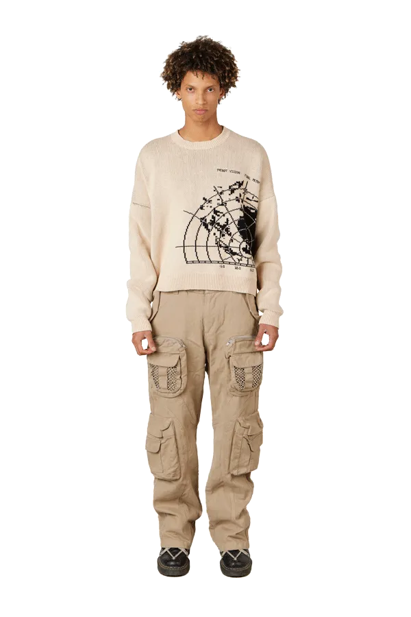 Beige Radar Knit