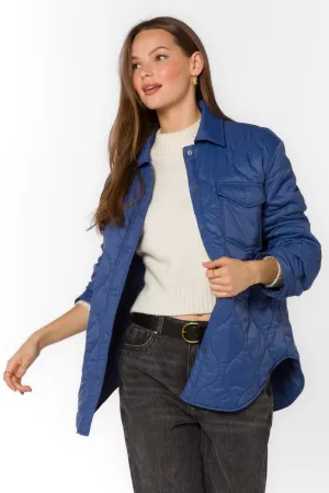 Bella Deep Cobalt Puffer Jacket
