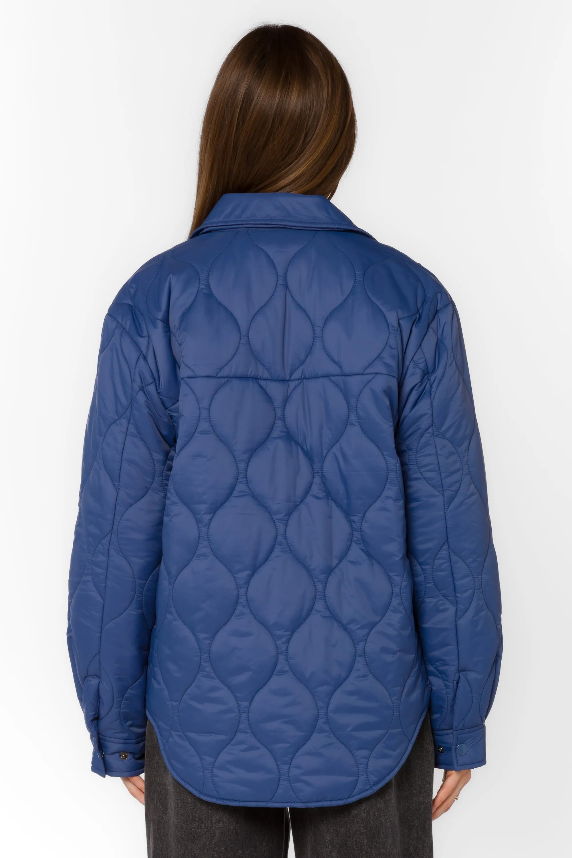 Bella Deep Cobalt Puffer Jacket