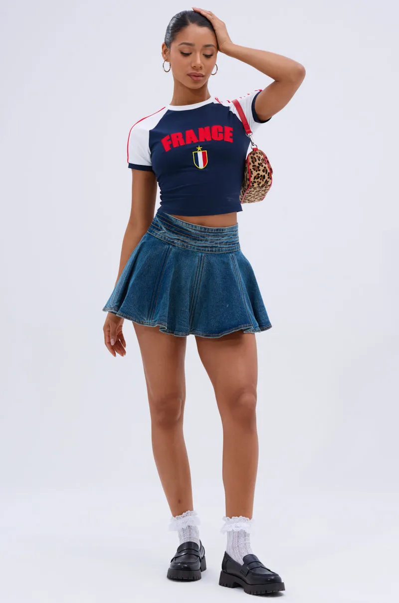 BETTER BE DENIM MINI SKIRT