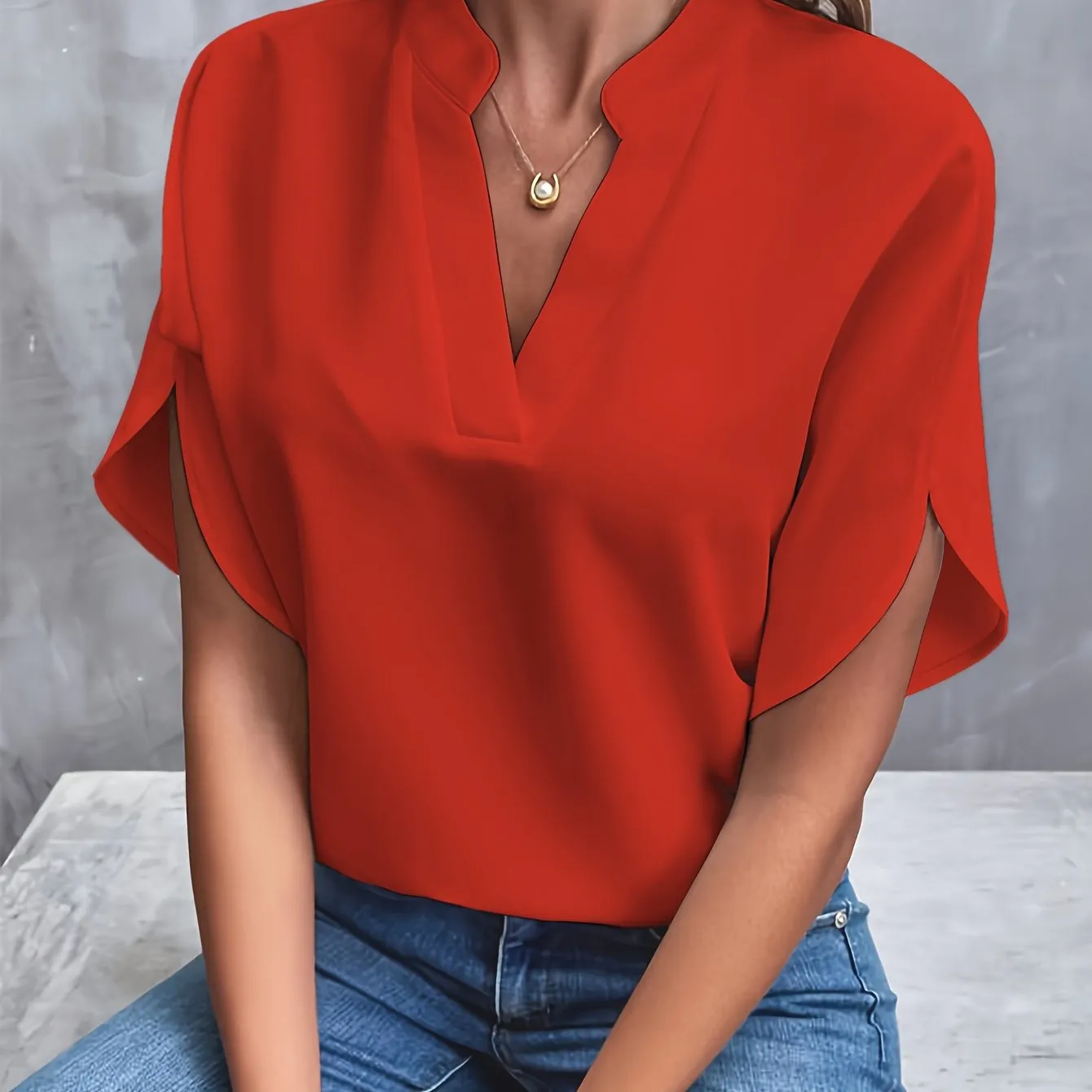Billie™ - Classic V-Neck Top
