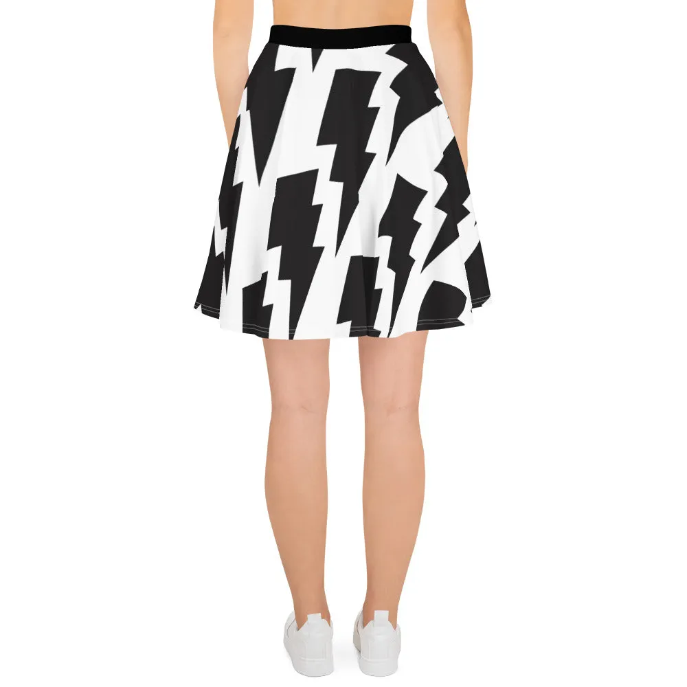 Black Thunder Skater Skirt