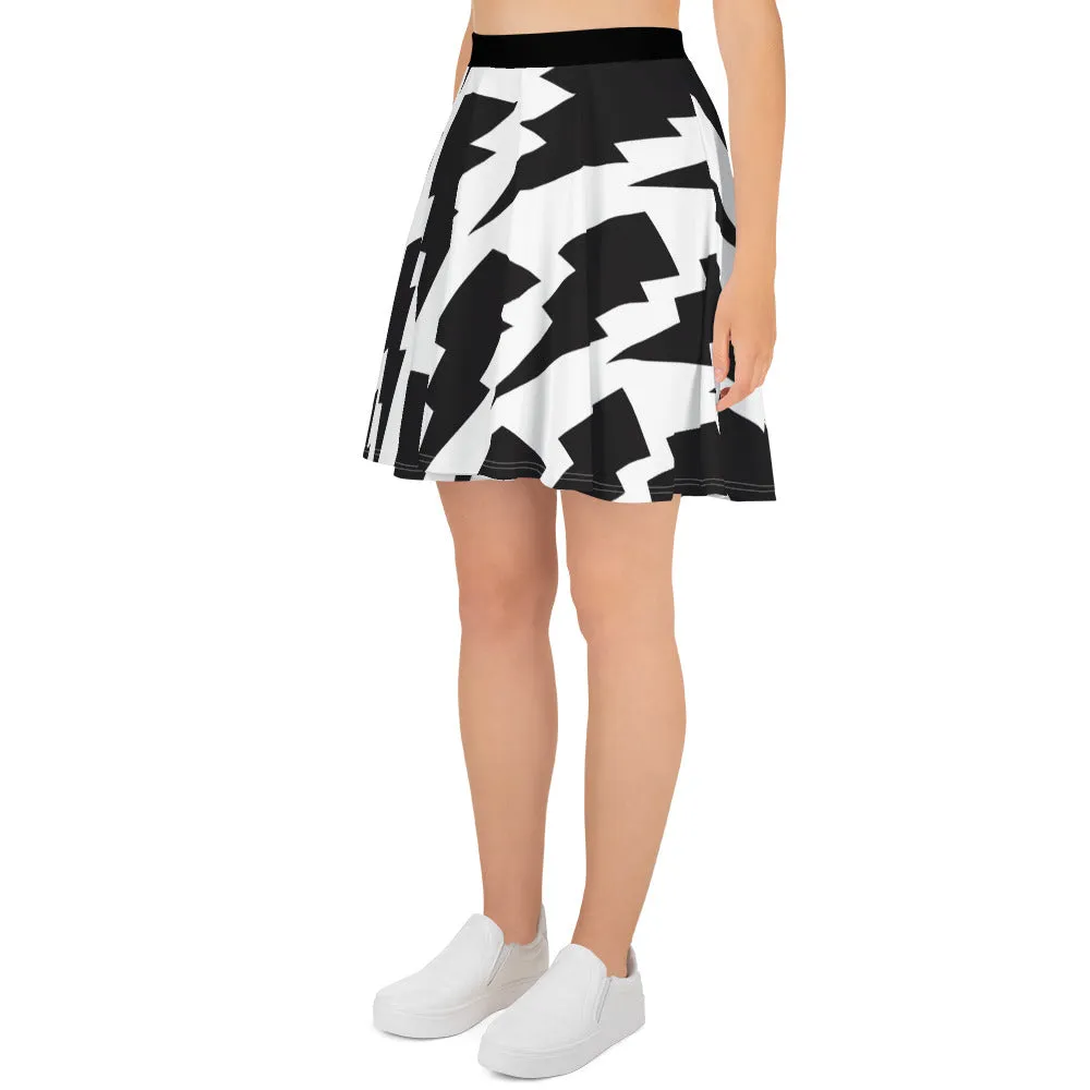 Black Thunder Skater Skirt