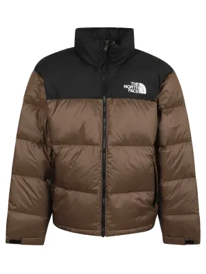 Brown Block Pattern Jacket