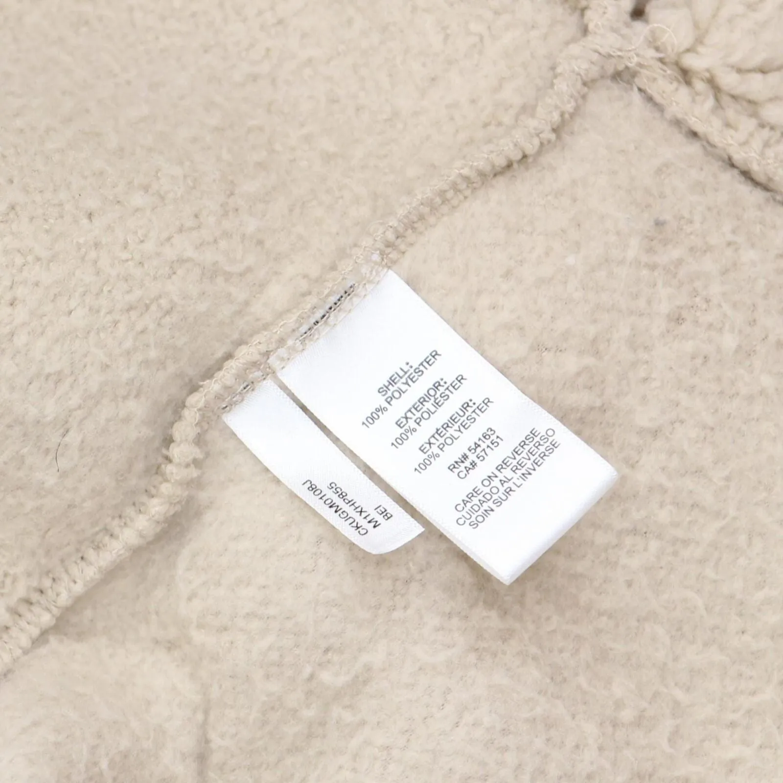 Calvin Klein Womens 1/4 Zip Fuzzy Pullover Sherpa Sweater Brown XL