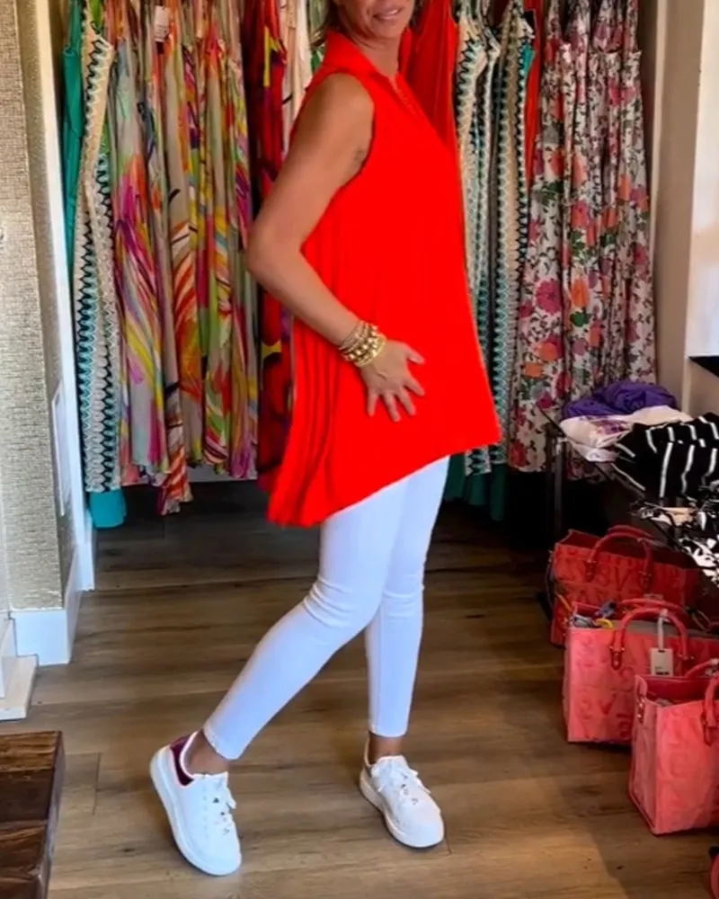 Calyx™ - Elegant V-neck Top