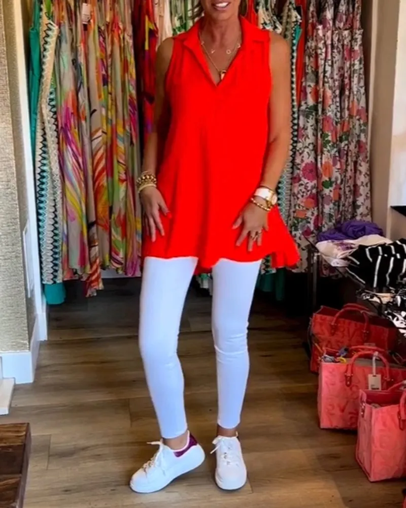 Calyx™ - Elegant V-neck Top