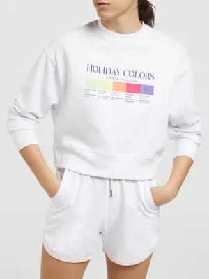 Camisola feminina cropped