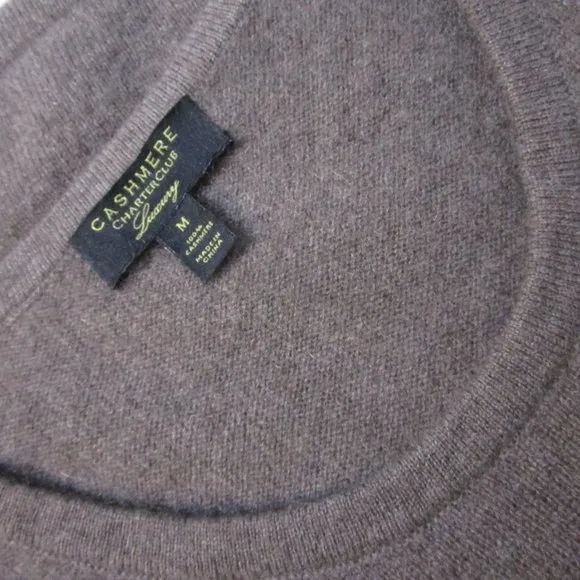 CASHMERE Cold Open Shoulders Pullover Knit Sweater Cuddly