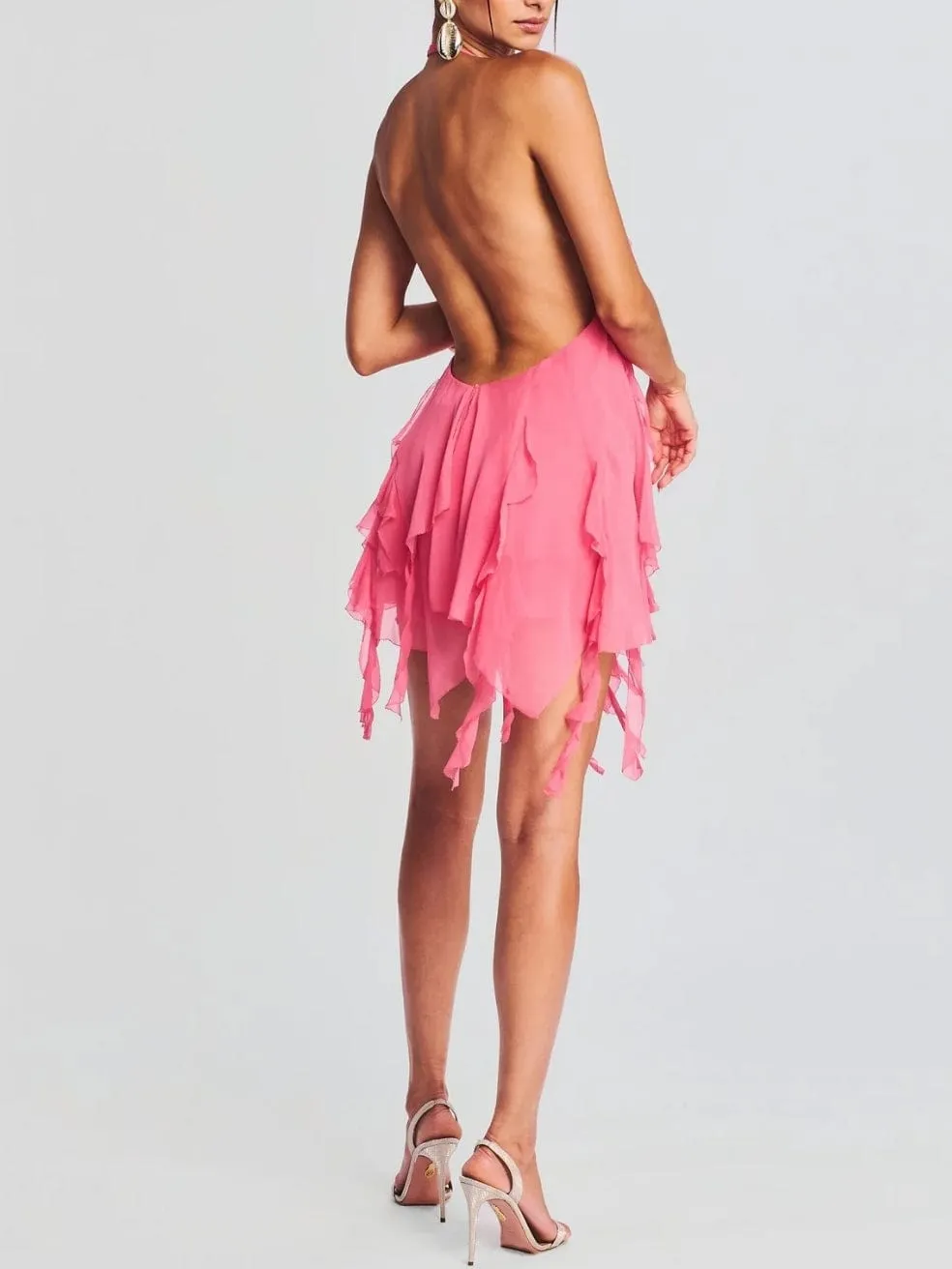 Caspian Silk Chiffon Dress