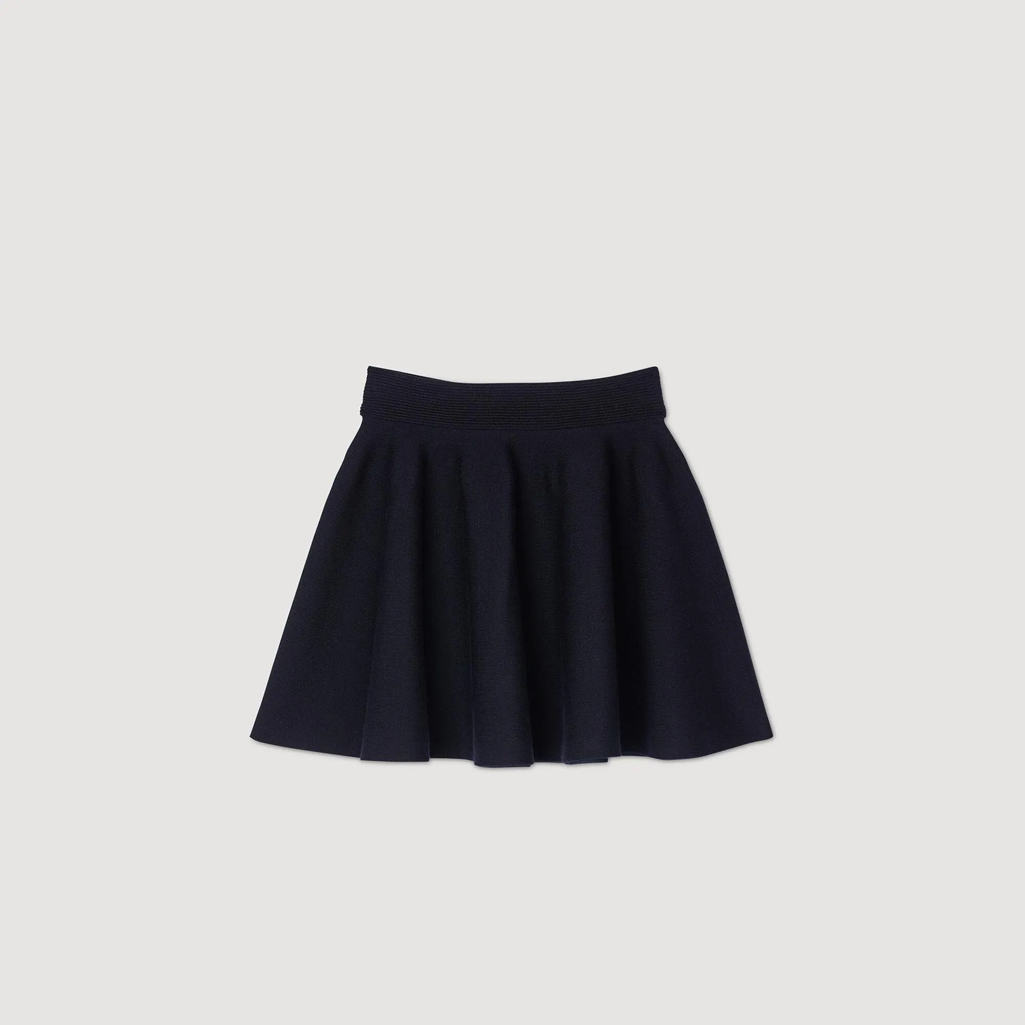 Catherine Pleated Skirt Navy Blue