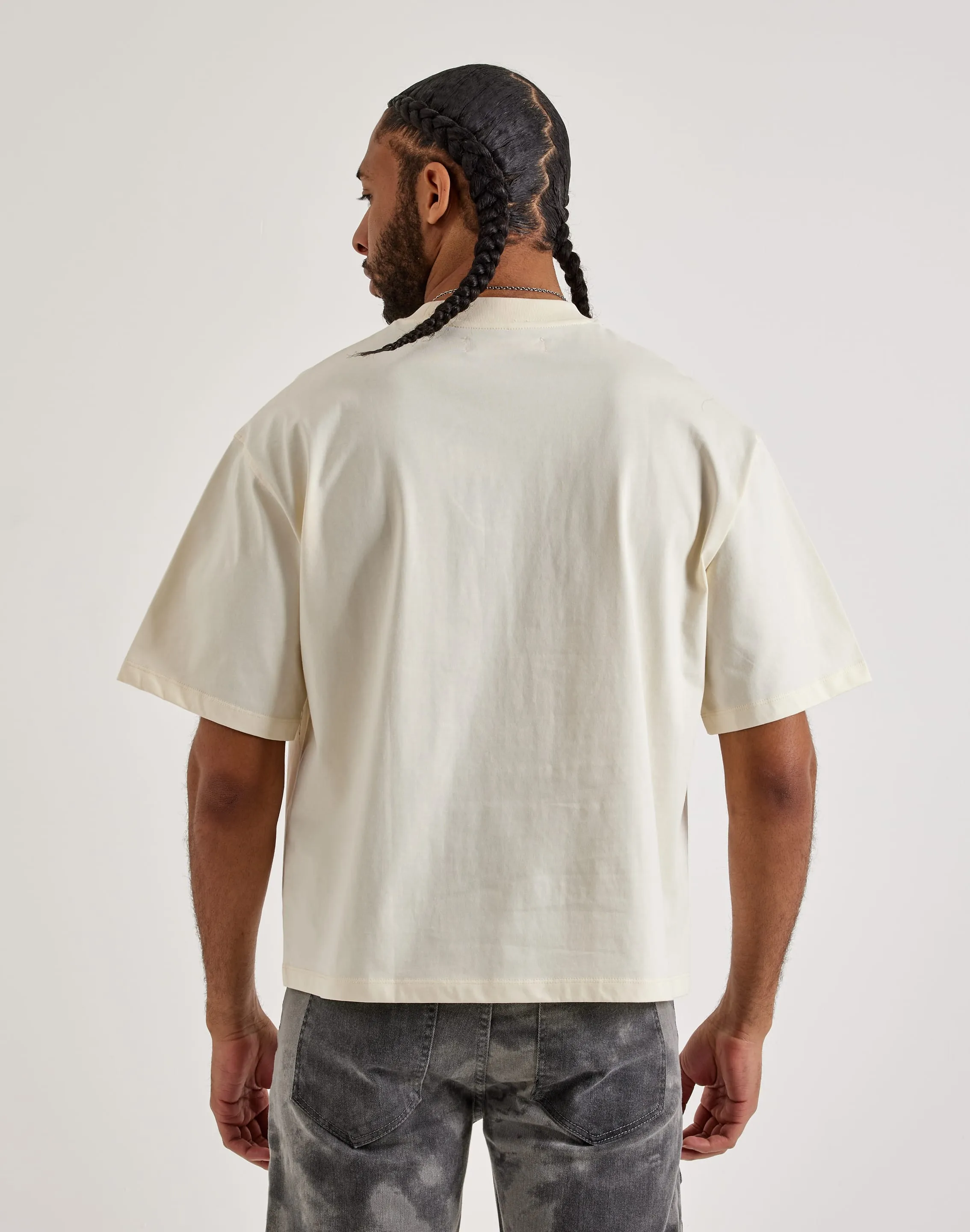 Central Mills Rolling Stones Cropped Tee