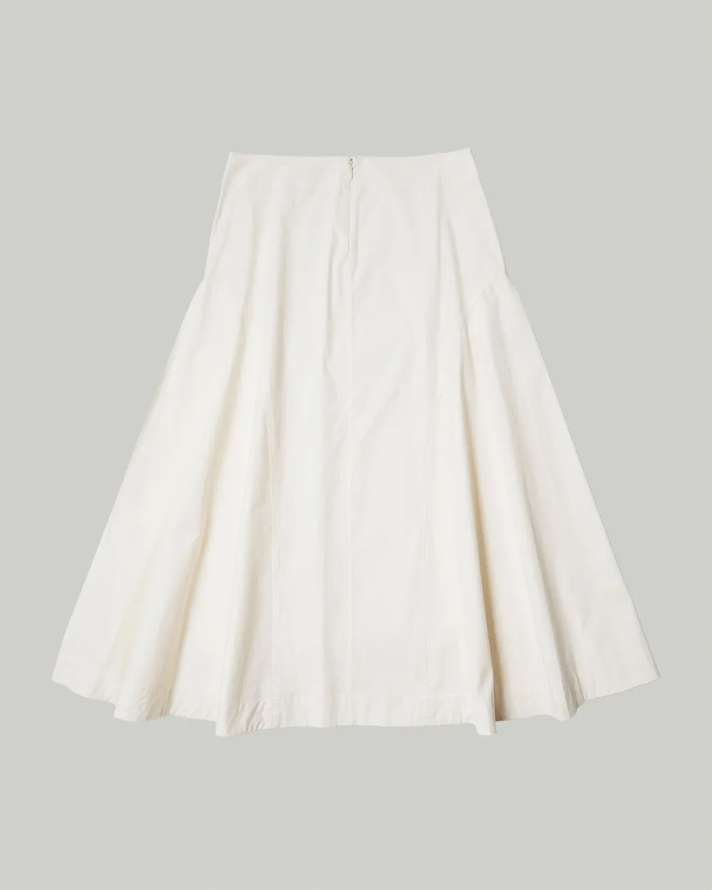 Centro - Side Peplum Skirt - Parchment