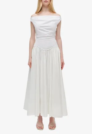 Cersei Off-Shoulder Midi Dress